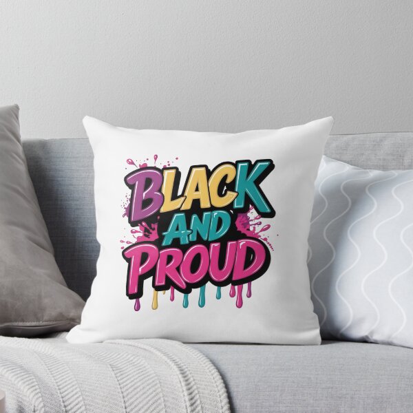 Item preview, Black and Proud designed and sold by MelanatedWomanPrintDesign.
