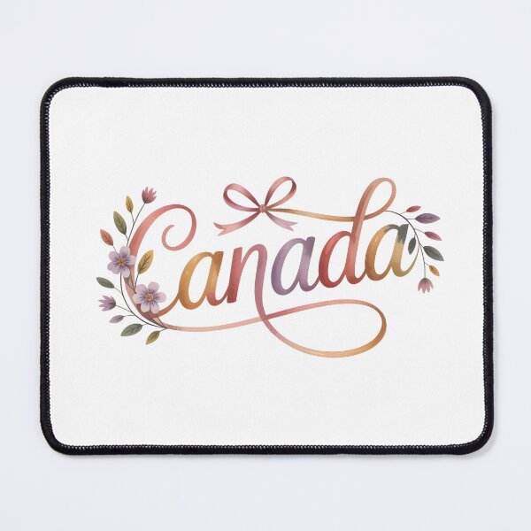 Item preview, Canada Handwritten Pastel Script Artwork designed and sold by Paper Drip.