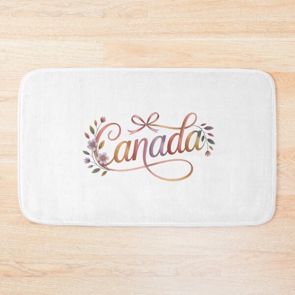 Item preview, Canada Handwritten Pastel Script Artwork designed and sold by Paper Drip.