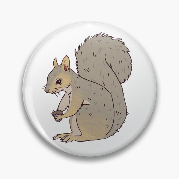 Item preview, Grey squirrel  designed and sold by WillowDoodler.
