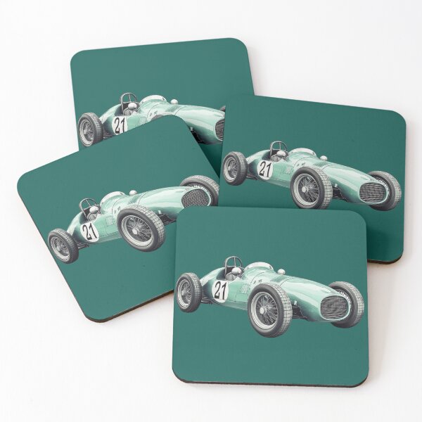 Item preview, Vintage open-wheel race car number 21 on transparent background designed and sold by LinaDesign Store.
