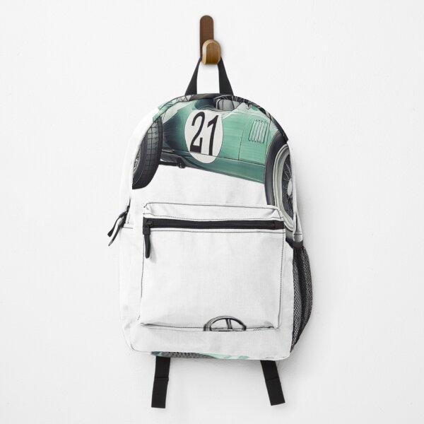 Item preview, Vintage open-wheel race car number 21 on transparent background designed and sold by LinaDesign Store.