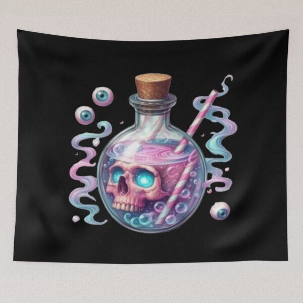 Item preview, candy colorful skul designed and sold by szydelkowanika.