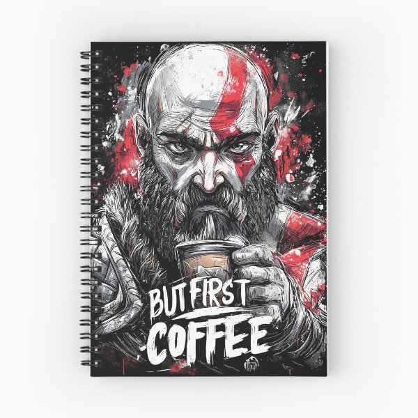 Item preview, Bald Berserker: But First, Coffee in Spartan Dawn designed and sold by Senpaiwaves.
