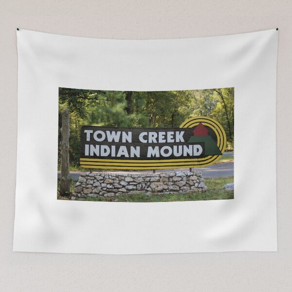 Item preview, Town Creek Indian Mound Sign designed and sold by Cynthia48.