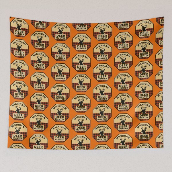 Item preview, Michigan Deer Hunter designed and sold by Broken Antler Designs .