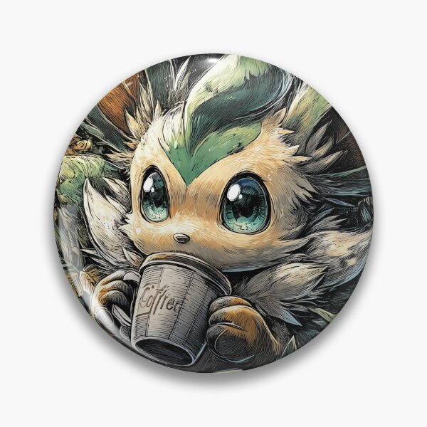 Item preview, Leafy-Eared Brew: But First, Coffee in Verdant Dawn designed and sold by Senpaiwaves.