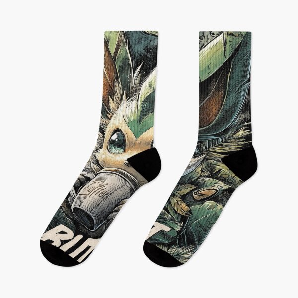 Item preview, Leafy-Eared Brew: But First, Coffee in Verdant Dawn designed and sold by Senpaiwaves.