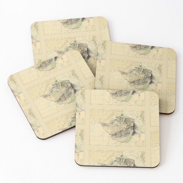 Item preview, 1954 Zimbabwe Relief Map 3D digitally-rendered designed and sold by ThinkAboutMaps.
