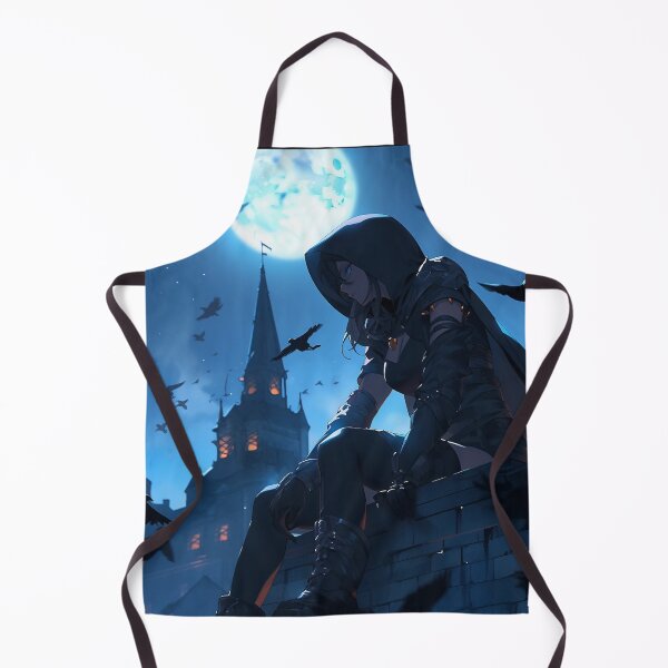 Item preview, Moonlit Assassin – Dark fantasy design in gothic style designed and sold by Meiersbeste.