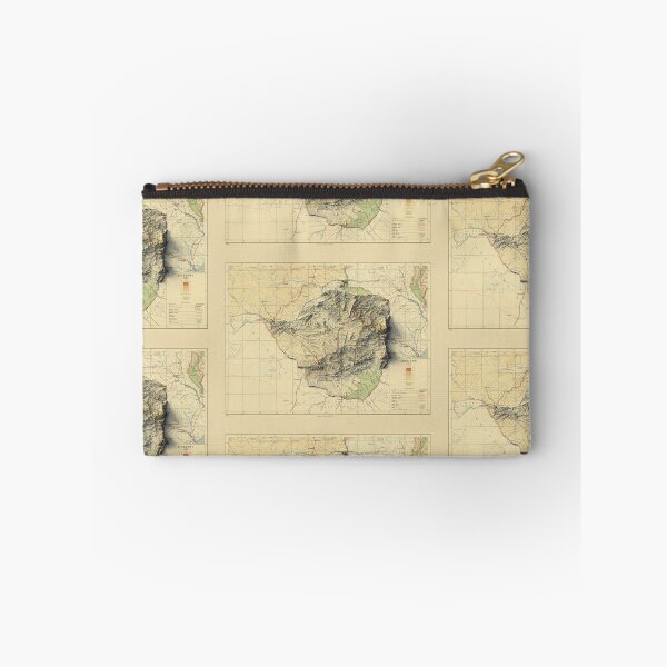 Item preview, 1954 Zimbabwe Relief Map 3D digitally-rendered designed and sold by ThinkAboutMaps.