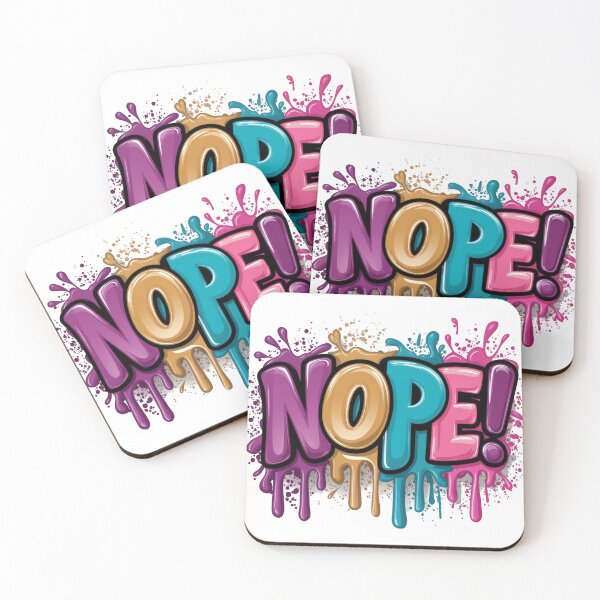 Item preview, NOPE! designed and sold by MelanatedWomanPrintDesign.