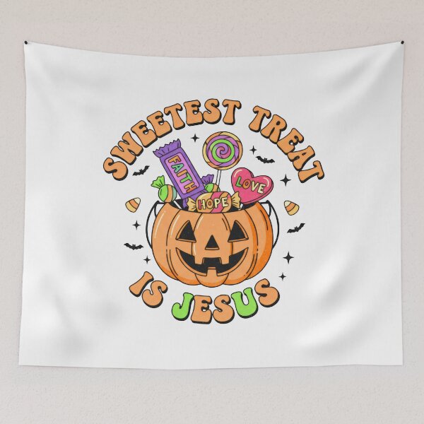 Item preview, Sweetest Treat Is Jesus | Christian Halloween Pumpkin designed and sold by VividDripCo.