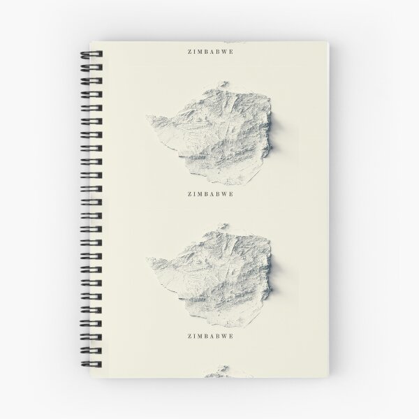 Item preview, Zimbabwe Relief Map 3D digitally-rendered designed and sold by ThinkAboutMaps.