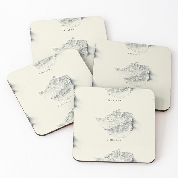 Item preview, Zimbabwe Relief Map 3D digitally-rendered designed and sold by ThinkAboutMaps.