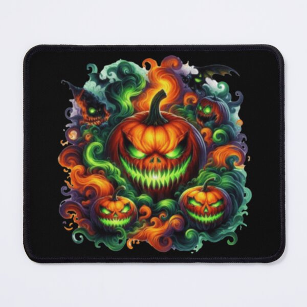 Item preview, halloween scary neon pumpkin designed and sold by szydelkowanika.