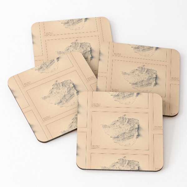 Item preview, Zimbabwe Relief Map 3D digitally-rendered designed and sold by ThinkAboutMaps.