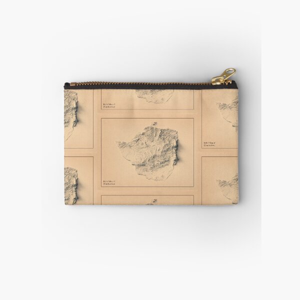 Item preview, Zimbabwe Relief Map 3D digitally-rendered designed and sold by ThinkAboutMaps.