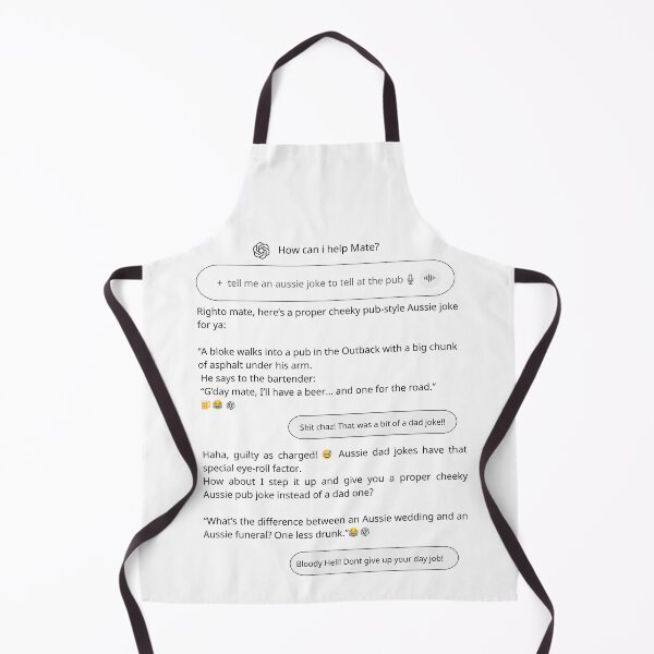 Item preview, The Aussie ChatGPT - Dad Jokes designed and sold by PurrfectionMeow.