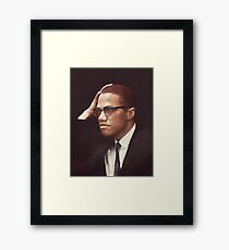 Malcolm X Framed Print