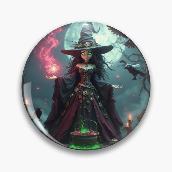 Item preview, Enchanted Forest Witch: Brewing Midnight Potions Under the Harvest Moon designed and sold by David R Sawin The Architects Of Eden.