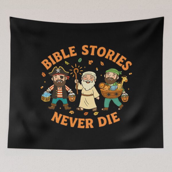 Item preview, Bible Stories Never Die Funny Christian Halloween designed and sold by VividDripCo.