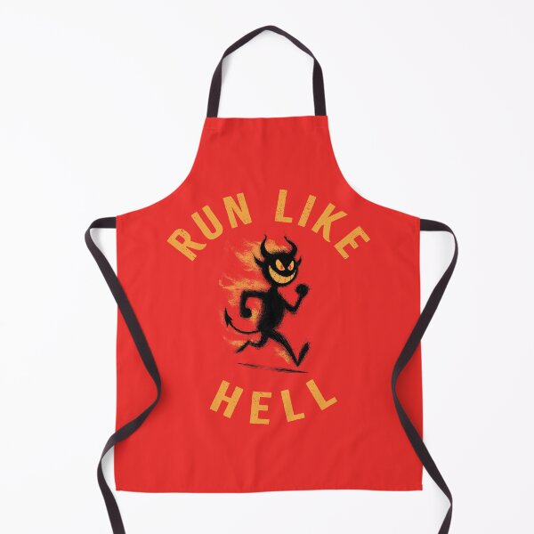 Item preview, Run Like Hell. Halloween Devil Jogging designed and sold by blackdogshop.