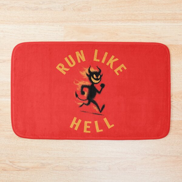 Item preview, Run Like Hell. Halloween Devil Jogging designed and sold by blackdogshop.