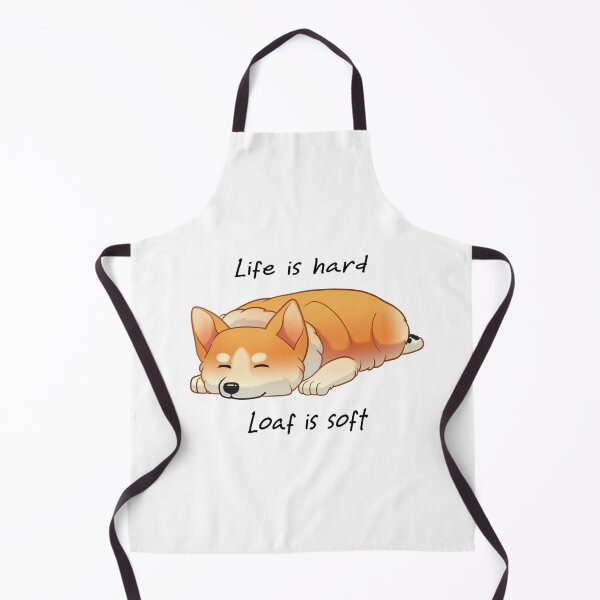 Artikelvorschau, Das Leben ist hart, Loaf ist weich, Corgi entworfen und verkauft von CinnamonToasten.