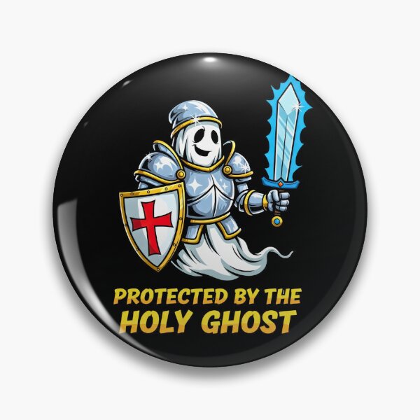 Item preview, Holy Ghost Knight - Protected By The Holy Spirit designed and sold by VividDripCo.