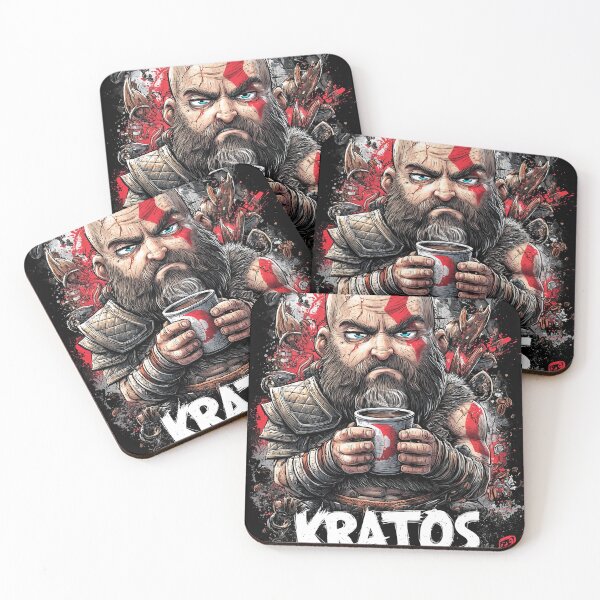 Item preview, Kratos, God of Coffee: Leviathan Latte in Asgardian Roast designed and sold by Senpaiwaves.