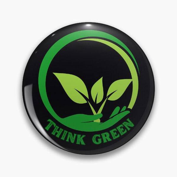 Item preview, Think green graphic t-shirt designed and sold by Nanidesign25.