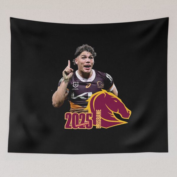 Item preview, Brisbane Broncos, Reece Walsh designed and sold by PurrfectionMeow.