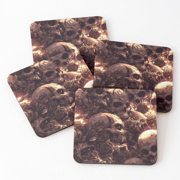 Item preview, Embers of Decay – Gothic Skull and Rose Pattern designed and sold by Skolyak.