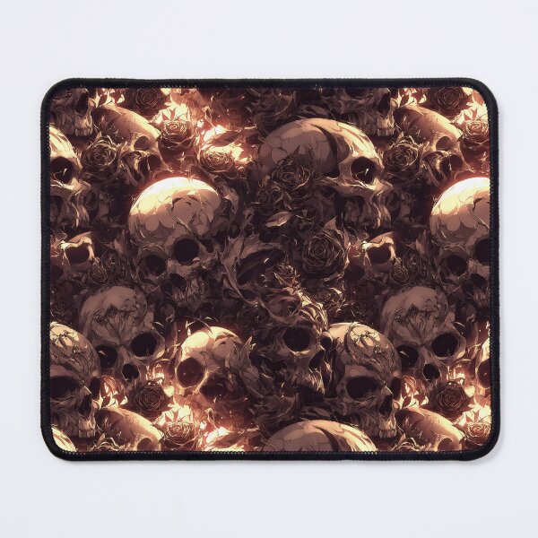 Item preview, Embers of Decay – Gothic Skull and Rose Pattern designed and sold by Skolyak.