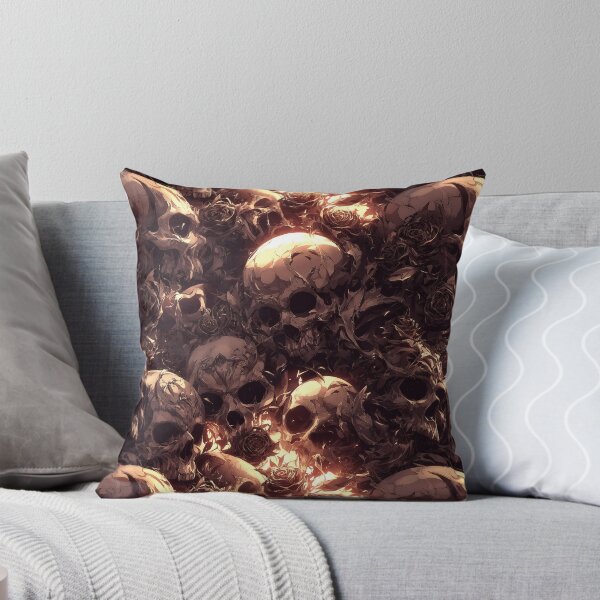Item preview, Embers of Decay – Gothic Skull and Rose Pattern designed and sold by Skolyak.