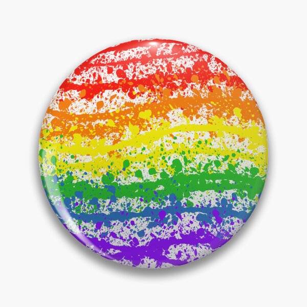 Item preview, Abstract Rainbow Pride Flag Paint Splatter designed and sold by RyanGDesign.