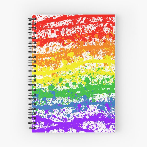 Item preview, Abstract Rainbow Pride Flag Paint Splatter designed and sold by RyanGDesign.
