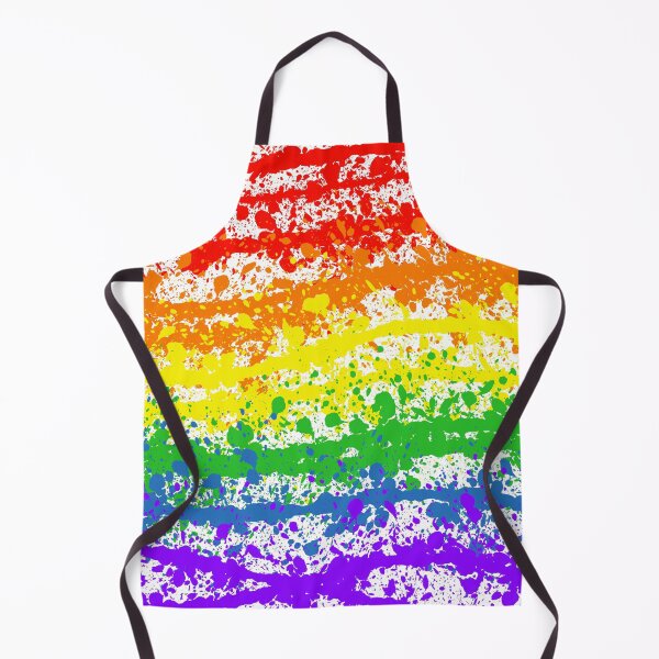 Item preview, Abstract Rainbow Pride Flag Paint Splatter designed and sold by RyanGDesign.