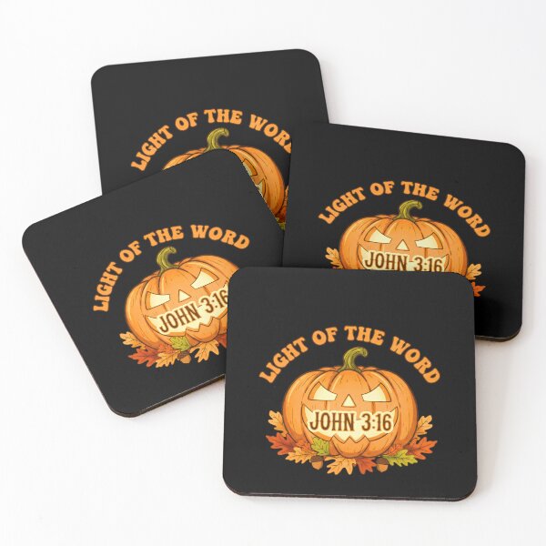 Item preview, John 3:16 Light of the Word Pumpkin Christian Fall designed and sold by VividDripCo.
