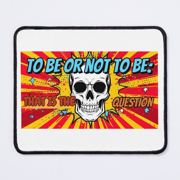 Item preview, To Be Or Not To Be Pop Art Comic | Shakespeare Skull Design designed and sold by Boski22.