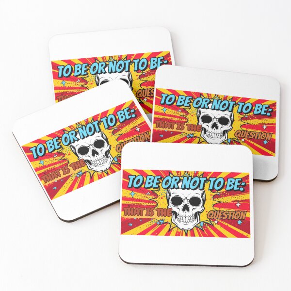 Item preview, To Be Or Not To Be Pop Art Comic | Shakespeare Skull Design designed and sold by Boski22.