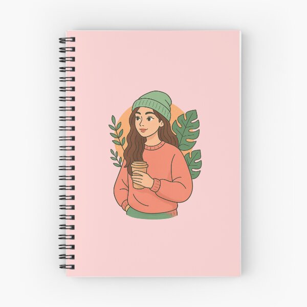 Item preview, “Café Mood – Girl & Coffee” designed and sold by DarkNight9.