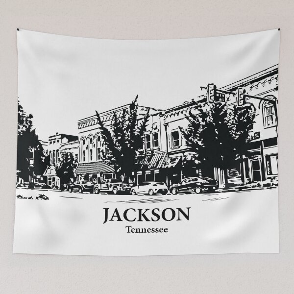 Item preview, Jackson - Tennessee designed and sold by Lakeric Cityscapes.