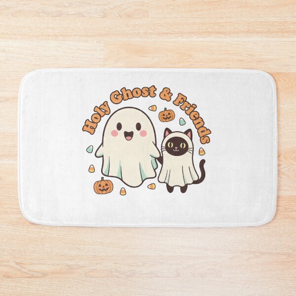 Item preview, Holy Ghost & Friends Cute Cat Halloween Retro  designed and sold by VividDripCo.