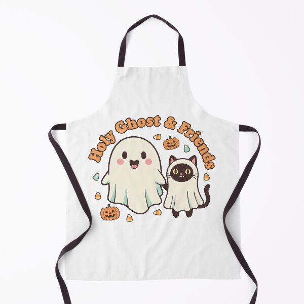 Item preview, Holy Ghost & Friends Cute Cat Halloween Retro designed and sold by VividDripCo.