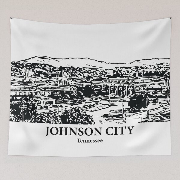 Item preview, Johnson City - Tennessee designed and sold by Lakeric Cityscapes.