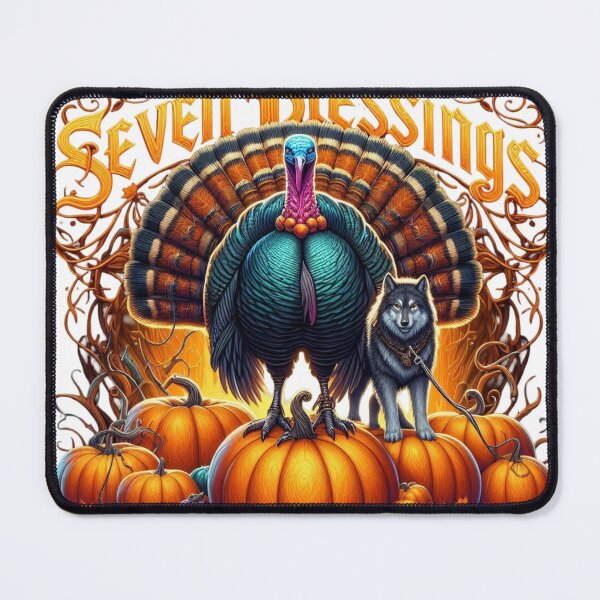 Item preview, Funny Thanksgiving Turkey & Wolf Design designed and sold by LavIsInTheAir.