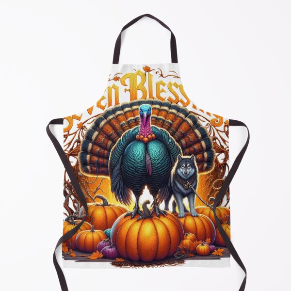 Item preview, Funny Thanksgiving Turkey & Wolf Design designed and sold by LavIsInTheAir.