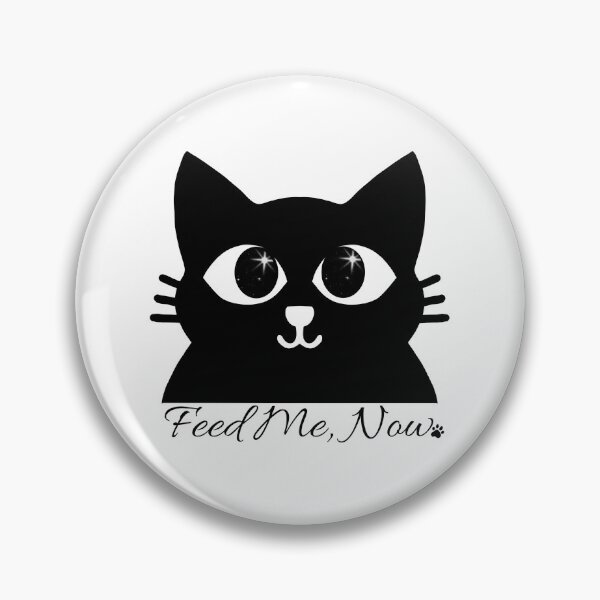 Item preview, Feed Me, Now (Cat) designed and sold by MAK Studio.